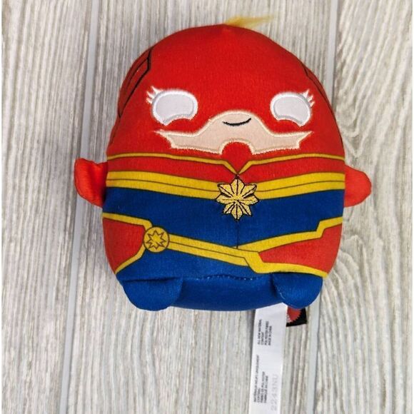 Marvel Set of 2 Cuutopia Black Panther & Captain America Red Plush Toys - Picture 3 of 7